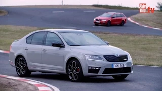 Im Skoda Octavia RS 230 auf der Piste (2015)