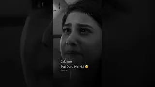 Zakham Mai Dard Nhi Hai 🥀 | Zehri Writes Status | WhtsApp Status