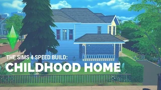 My Childhood Home Speed Build SIMS 4