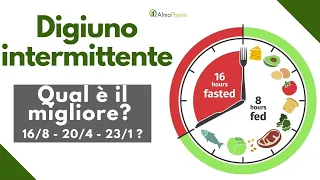 Digiuno intermittente: qual è il migliore? 16/8 - 20/4 - 23/1?