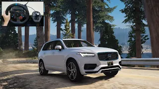 Volvo XC90 T8 Off Road - GTA 5 with Steering Wheel - Logitech G29 Gameplay