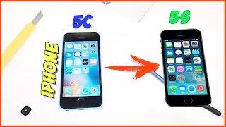 Превращаем iPhone 5/5C в 5S / Как поменять кнопку HOME на iPhone 5/5C