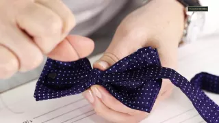Barcelona silk bow ties - especially for privates