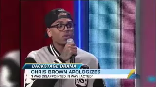 Chris Brown Apologizes for 'GMA' Post-Interview Outburst