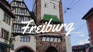 Ankunft in Freiburg im Breisgau - Stadttour per Rad