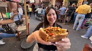 Trying Moroccan Street Food in Marrakech, Morocco 🇲🇦