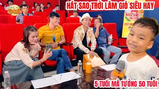 Khương Dừa cười muốn té ghế với cậu bé 5 tuổi mà nói chuyện khôn khéo hài hước già như 50 tuổi