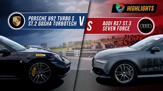 Audi RS7 St.3 vs Porsche 992 Turbo S St.2 | UNLIM 500+ 2020 Highlight |