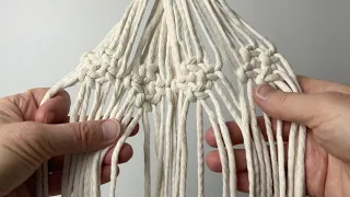 Macrame - Simple DIY Plant Hanger - Step by Step Macrame Tutorial - Macrame New Design 2024