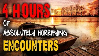 4 HOURS of Completely HORRIFYING and STRANGE CRYPTID Encounters  + MORE