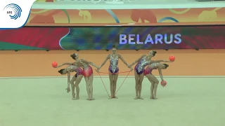 Belarus - 2018 Rhythmic Europeans, 3 balls and 2 ropes final
