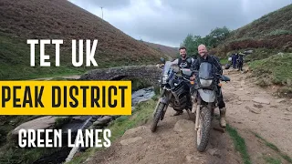 100 mile green lane route in the peak District UK TET