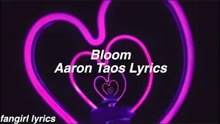 Bloom || Aaron Taos Lyrics