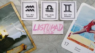 Listopad 2022 - ♒♎♊ Vodnář, Váhy, Blíženci - Co vás čeká?