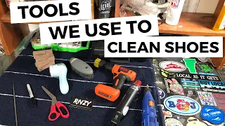 Tools We Use To Clean Shoes | Full Time Shoe Resellers | Poshmark & Mercari | RNZY