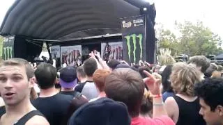 Attila crowd surfing mountain view ca 6-22-14