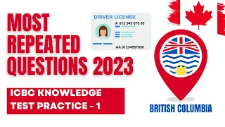 BRITISH COLUMBIA DRIVING PRACTICE TEST | ICBC Knowledge Test 2023