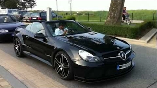 SL65 AMG Black Series (conversion) + CLK63 AMG Black Series in Timmendorf [Mr Lame]