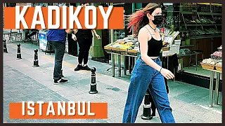 Istanbul Turkey Walking Tour | Walk In Kadıköy District Istanbul | 4K UHD 60FPS | Istanbul City 2021