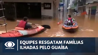 Resgate salvou dezenas de pessoas que estavam ilhadas pelo Guaíba