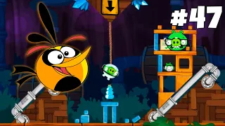 Баблз увеличил свина. 47 серия игры Энгри Бердс | Angry Birds на канале MiniMax. Озвучка МиниМакс.