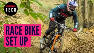 How Do EWS Racers Set Up Their Mountain Bikes? | Enduro World Series Bike Checks Finale Ligure