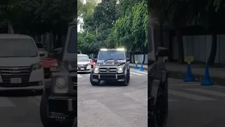 BRABUS following by mx5 the true mafia on street of Dhaka 🔥👌🏻 G_wagon x miyata 💥#reels #gwagon