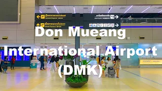 (4K)Walk tour Don Mueang International Airport (DMK) | Bangkok,Thailand