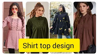 top Short shirt designs for girls | Stylish girls top designs | New girls fashion ideas #top #shirts