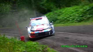 WRC Secto Rally Finland 2023 | Flat Out, Jumps