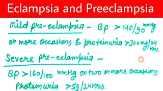 eclampsia and preeclampsia