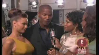 Jamie Foxx and Star Jones - 2005 Best Actor for Ray