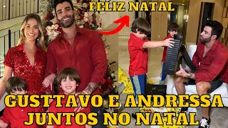 Gusttavo Lima e Andressa Suita DESEJAM o FELIZ NATAL para os FÃS e aparecem JUNTOS na data especial