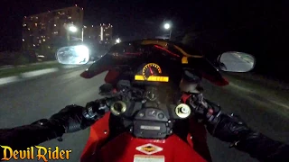 Honda СBR 600rr and  Honda СBR 1000rr Willie burnout