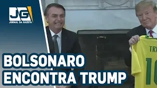 Presidente Bolsonaro se encontra com Donald Trump, em Washington