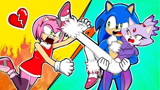 SONIC Fell in Love w BLAZE?! - Betrayed AMY - It's Not Truth AMY | Sonic The Hedgehog 2 Animation