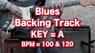 ブルース練習用オケ【KEY in A】Blues Backing Track