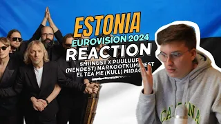 🇪🇪REACTION ESTONIA I EUROVISION 2024 I 5MIINUST x PUULUUP I NATIONAL FINAL PERFORMANCE