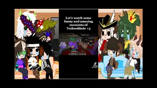 Dream SMP react to Technoblade|pt 2/3|Read description for credits and information abt video.