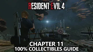 Resident Evil 4 - All Collectibles - Chapter 11 (Treasures, Castellans, Weapons, Upgrades, Recipes)