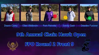 9th Annual Chain Hawk Open FPO Round 2 Front 9
