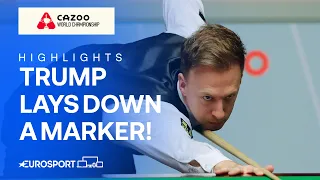 💥 Terrific start for Judd Trump in the Quarters! | 2024 World Snooker Championship Highlights