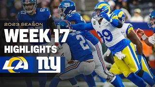 Highlights: Rams Top Plays vs. Giants | Aaron Donald's Sacks, Kyren Williams' TDs & More