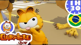 😼 Garfield defende o terreno dos invasores! 😼 - O Show do Garfield