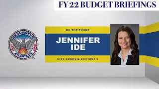 #Atlanta City Council FY 22 Departmental Budget Briefings for May 13, 2021: Department of Correct...