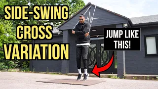 DOUBLE UNDER-SIDE SWING CROSS // Intermediate Jump Rope Tutorial by Rush Athletics