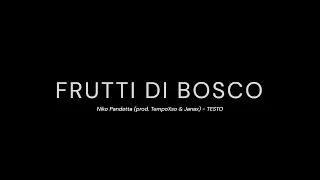 Frutti di bosco (Niko Pandetta, TempoXso & Janax) - TESTO