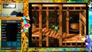 Donkey Kong Country 3 Any% Speedrun in 50:25 - 4 / 5