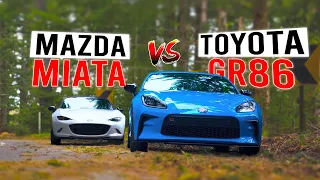 Mazda MX-5 Miata vs Toyota GR86 | Which is Right for You?