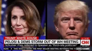 Pelosi describes Trump's White House 'meltdown'